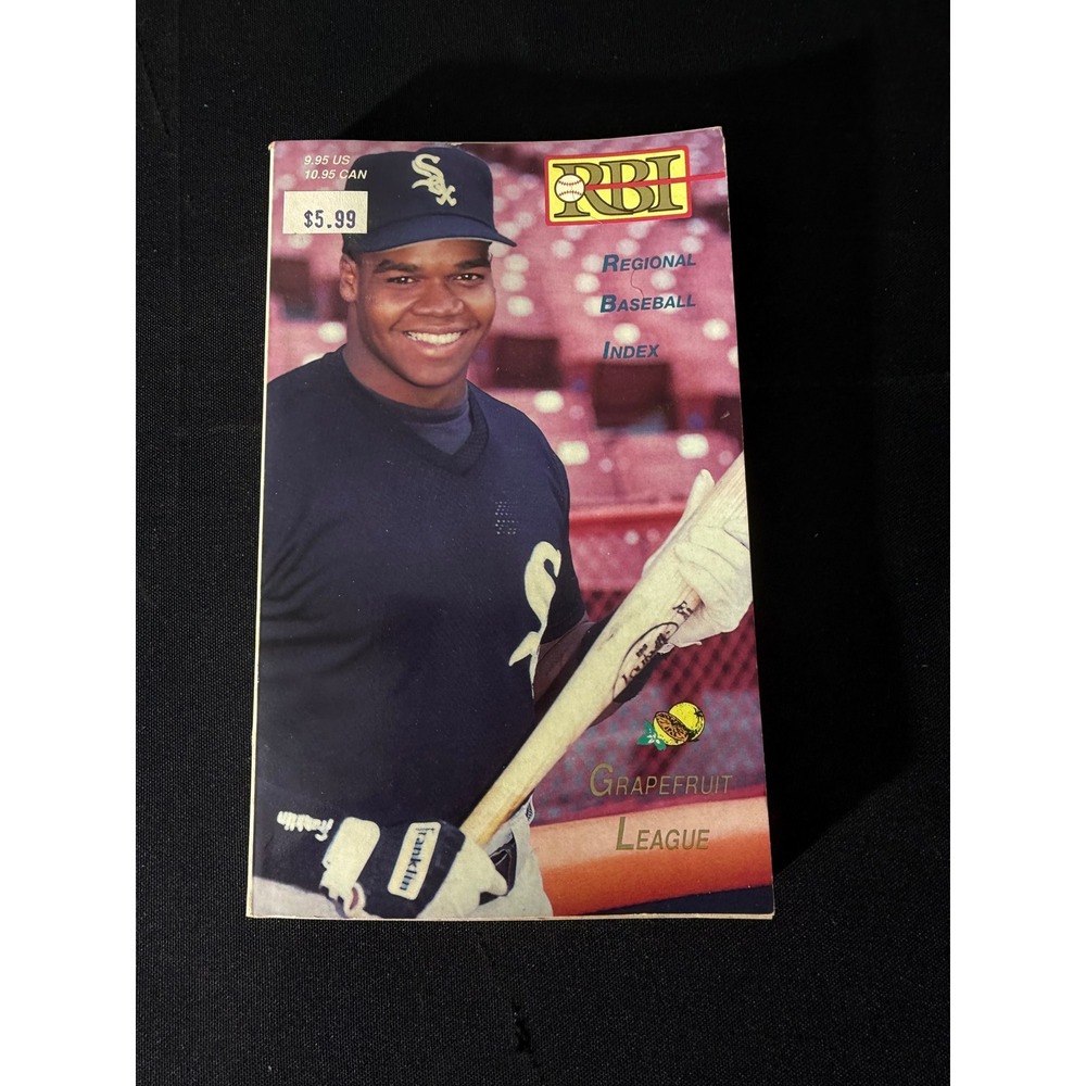 RBI Baseball Card Complete 1992 Frank Thomas Spring Training Grapefruit League
